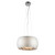 Endon Lighting Eclipse 5 Light Chrome Glass with Clear Glass Drops Pendant Light