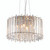 Endon Lighting Hanna 5 Light Chrome with Clear Crystal Pendant Light