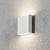 Chieri White 2 Light Anthracite Grey Aluminium LED Wall Lamp
