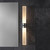 Endon Lighting Salano 2 Light Chrome with Frosted Shade IP44 LED Wall Light