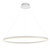 Endon Lighting Staten Matt White with White Diffuser Ringed Pendant Light