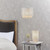 Endon Lighting Gilli Chalk White with Pale Grey Cotton Shade Table Lamp