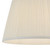 Endon Lighting Freya 14 inch Vintage White Gathered Silk Shade Only