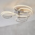 Endon Lighting Eterne 3 Light Polished Chrome with White Diffuser Semi-Flush Ceiling Light