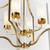 Endon Lighting Edrea 4 Light Satin Brass with Frosted Glass Pendant Light