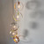 Endon Lighting Hoop 5 Light Brushed Mixed Finish Pendant Light