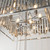 Endon Lighting Acadia 6 Light Polished Chrome with Clear Crystal Pendant Light