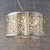 Endon Lighting Fayola 6 Light Chrome with Faceted Crystal Pendant Light