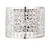 Endon Lighting Fayola Chrome with Faceted Crystal Wall Light