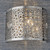 Endon Lighting Fayola Chrome with Faceted Crystal Wall Light