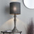 Endon Lighting Mohan Aged Grey Wooden Table Lamp