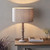 Endon Lighting Elijah Grey Washed Solid Wood Table Lamp