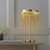 Endon Lighting Zelma Satin Brass with Gold Chain Table Lamp