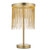 Endon Lighting Zelma Satin Brass with Gold Chain Table Lamp