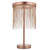 Endon Lighting Zelma Brushed Copper with Copper Chain Table Lamp