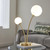 Endon Lighting Bloom 2 Light Satin Brass with Opal Glass Table Lamp