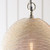 Endon Lighting Asha Polished Nickel Twisted Wire Pendant Light