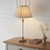 Endon Lighting Avebury Antique Brass with Clear Glass Table Lamp