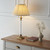 Endon Lighting Avebury Antique Chrome with Clear Glass Table Lamp