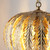 Endon Lighting Delphine Gold Leaf Decorative Pendant Light