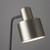 Endon Lighting Mayfield Brushed Silver with Matt Black Adjustable Table Lamp