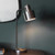 Endon Lighting Mayfield Brushed Silver with Matt Black Adjustable Table Lamp