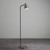 Endon Lighting Mayfield Brushed Silver with Matt Black Adjustable Floor Lamp