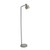 Endon Lighting Mayfield Brushed Silver with Matt Black Adjustable Floor Lamp