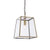 Endon Lighting Hurst Matt Antique Brass with Clear Glass Pendant Light