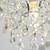 Endon Lighting Alisona Chrome with Clear Faceted Crystal Glass Flush Ceiling Light