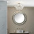 Endon Lighting Alisona 4 Light Chrome with Clear Faceted Glass Crystal Flush Ceiling Light