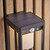 Endon Lighting Hallam Textured Black with Opal Diffuser IP44 Sensor LED Solar Wall Light