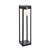 Endon Lighting Hallam Textured Black with Opal Diffuser IP44 Sensor 40cm Solar Floor Lamp