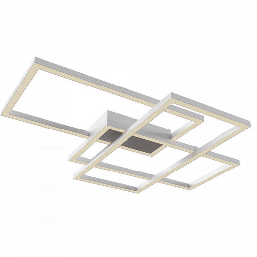 Maytoni Rida White with Opal Diffuser LED Flush Ceiling Light