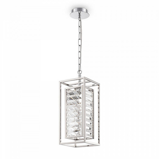 Maytoni Tening Chrome with Clear Crystal Pendant Light