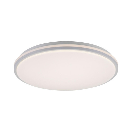 Leuchten Direkt Colin White with White Opal Circular 490mm LED Flush Ceiling Light