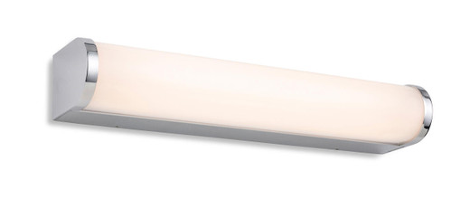 Firstlight Products Bravo Chrome with Opal Diffuser 30cm LED IP44 Wall Light