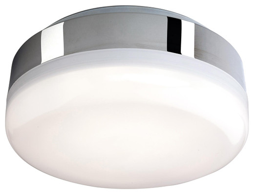 Firstlight Products Mini Hydro Chrome with Opal Diffuser IP44 LED Flush Ceiling Light