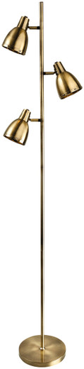 Firstlight Products Vogue 3 Light Antique Brass Adjustable Floor Lamp