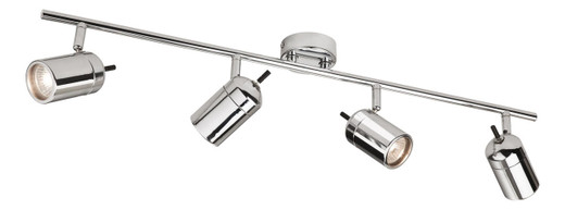 Firstlight Products Atlantic 4 Light Chrome Adjustable IP44 Bar Spotlight