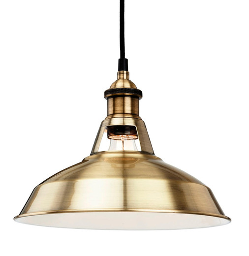 Firstlight Products Albany Antique Brass Pendant Light
