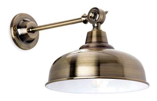 Firstlight Products Preston Antique Brass Adjustable Wall Light