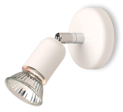 Firstlight Products Runner White Adjustable Spotlight