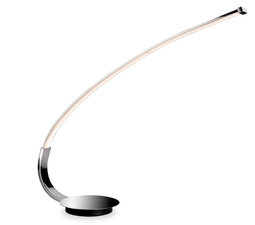 Firstlight Products Arco Chrome LED Touch Table Lamp