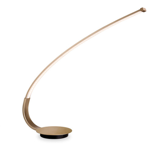 Firstlight Products Arco Champagne Gold LED Touch Table Lamp