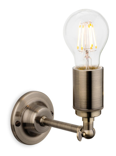Firstlight Products Indy Antique Brass Adjustable Wall Light