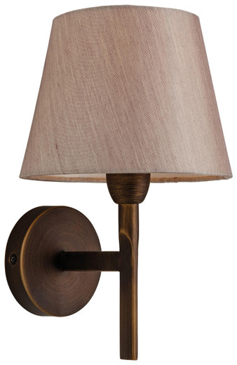Firstlight Products Transition Bronze with Oyster Shade Wall Light