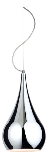 Firstlight Products Jasmin Chrome Teardrop Pendant Light