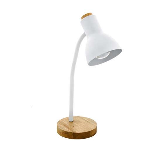 Eglo Lighting Veradal Wood and White Adjustable Table Lamp
