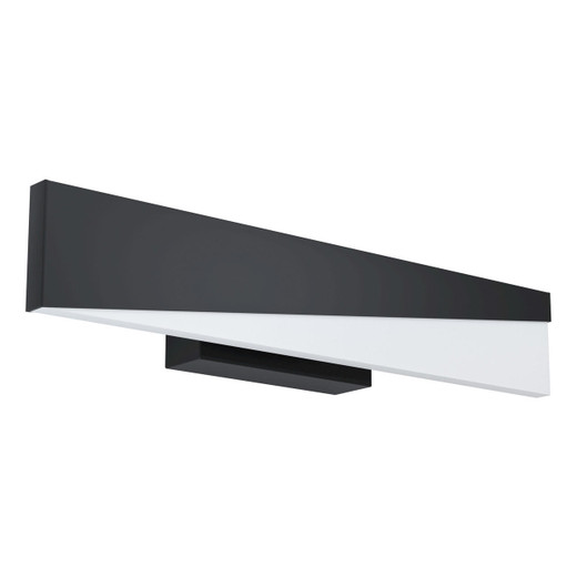 Eglo Lighting Isidro Black with Opal LED Wall Light